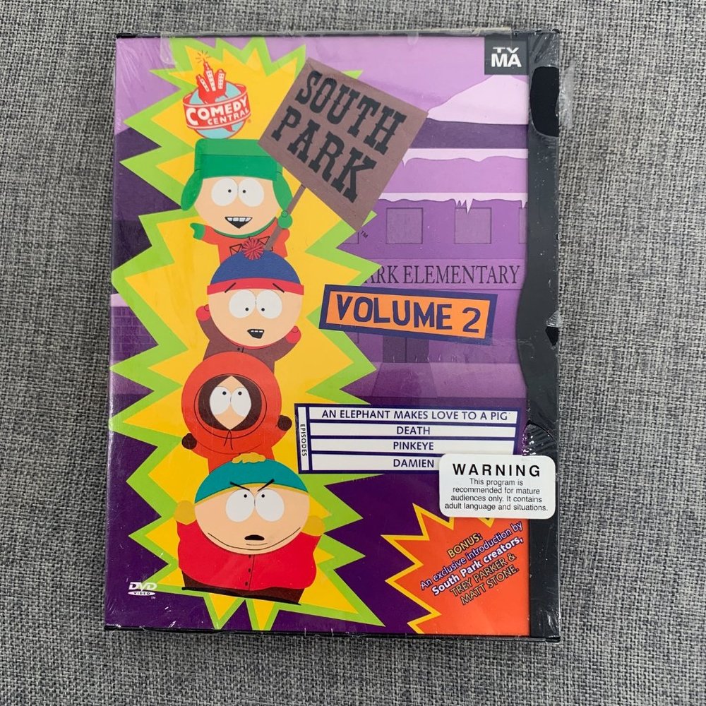 South Park DVD Volume 2 Comedy Central Brand New